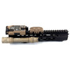 Standalone side profile of the complete FDE USNV Advanced Mission Ready Kit showing the Emissary Alternator and weapon light