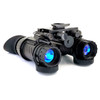 Angled top profile of the standalone Banshee articulating night vision goggle highlighting the dovetail mounting interface