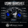 Banshee Gen II + Dual Tube Articulating Night Vision Goggle White Phosphor