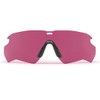 Standalone view of the ESS LPL-5 replacement lens engineered specifically for 532nm green laser protection and high impact safety