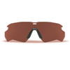 Standalone view of the ESS LPL-3B replacement lens engineered specifically for multi-wavelength 3-band laser protection and high impact safety