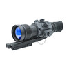 Angled front view of the Armasight Contractor 640 3-12x50 thermal sight showing the objective lens and quick detach mount