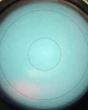 Clean Gen III white phosphor tube output circle demonstrating the flawless optical quality of the AN PVS-14A night vision system