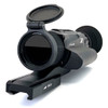 Angled front view of the versatile DNT Hydra 3-in-1 multi-function thermal system with objective lens cap open