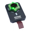 Blue light output demonstration of the HRT Tactical Marker Light for visual signaling and identification