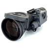 Angled front view of the Gen III White Phosphor long range clip-on night vision device featuring a large objective lens