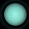 Clean Gen III white phosphor tube output circle demonstrating the extreme optical clarity of a 3000 FOM image intensifier