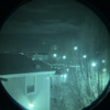 Through the tube neighborhood view demonstrating the crisp resolution of the Gen II+ Variable Gain White Phosphor AN PVS-14A