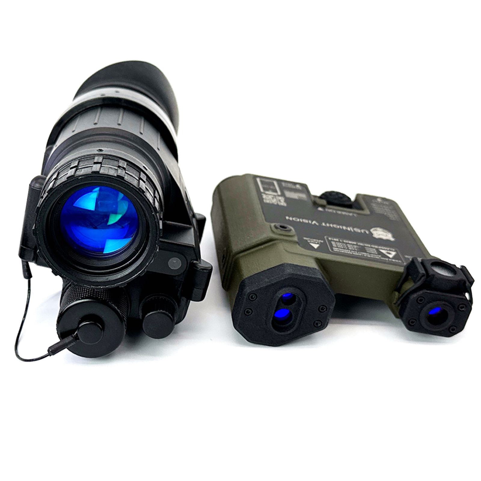 AN/PVS-14A GEN III White Phosphor / DesignateIR-V OD Laser Combo Kit