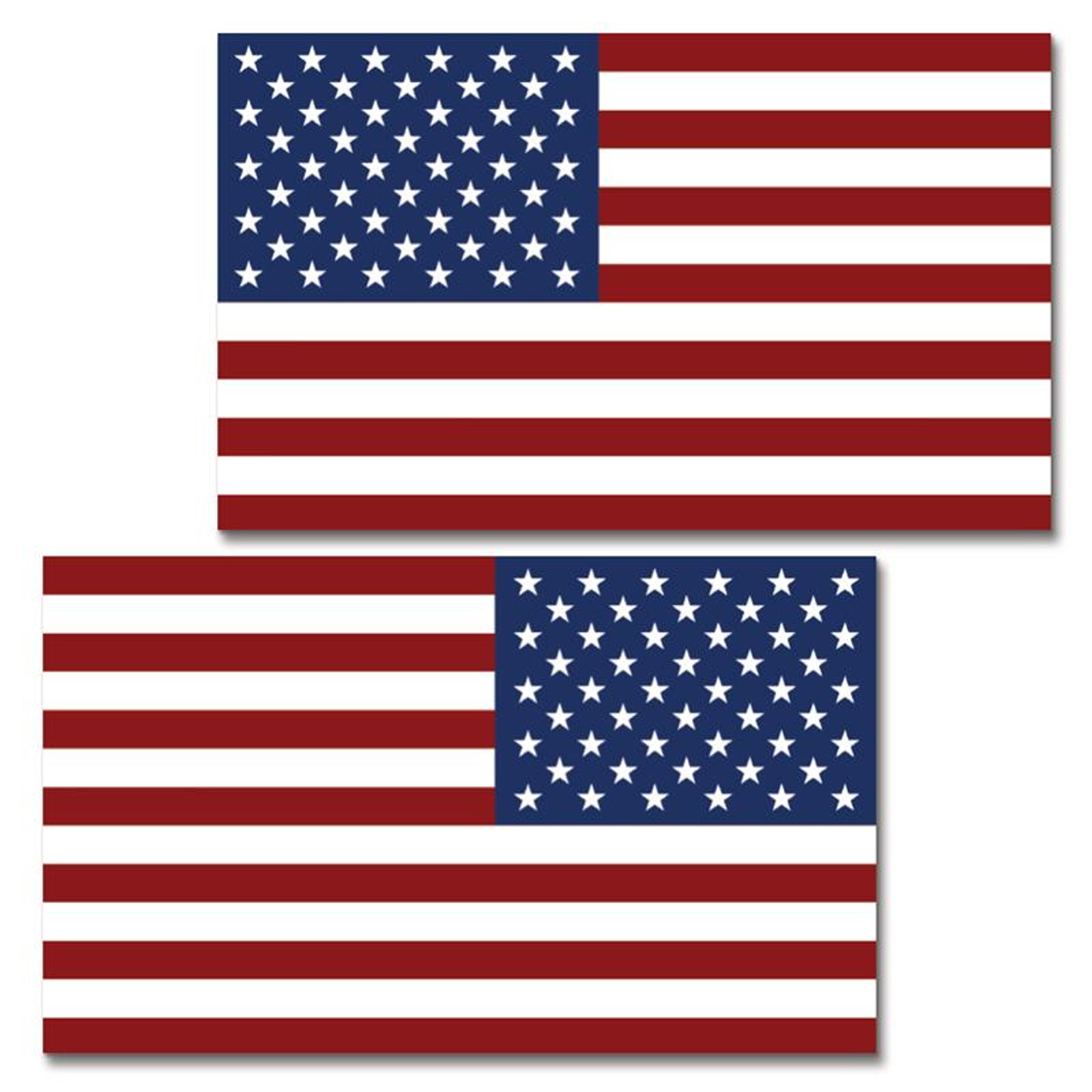 USA RWB Flag Clean