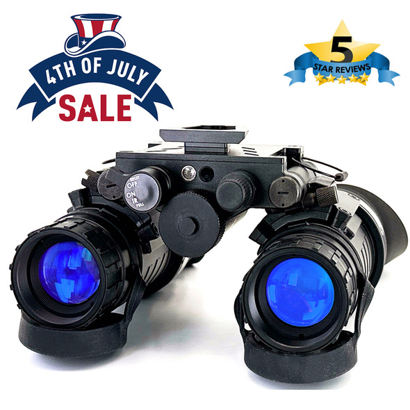 Banshee Gen II + Dual Tube Articulating Night Vision Goggle White Phosphor