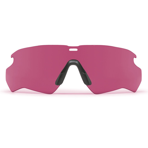 Standalone view of the ESS LPL-5 replacement lens engineered specifically for 532nm green laser protection and high impact safety