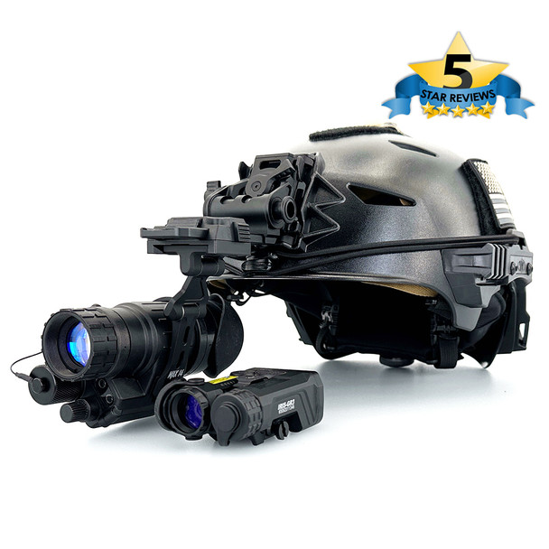 AN/PVS-14A GEN II+ White Phosphor / HoloSun IRIS 3 Laser / Ultimate Kit / Turn-Key
