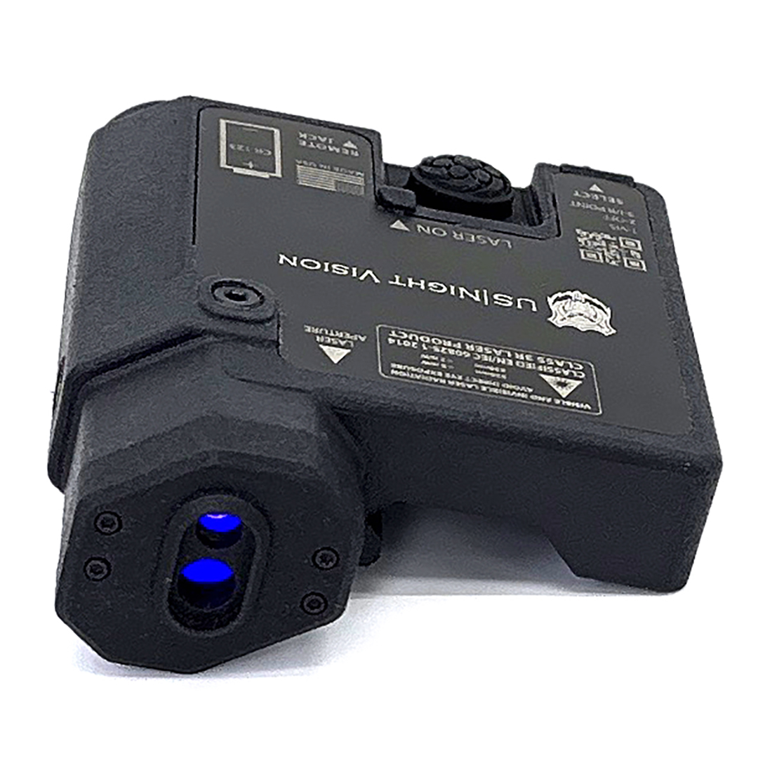 US Night Vision DesignatIR Dual-Beam Green Visible/Infrared Laser - Black