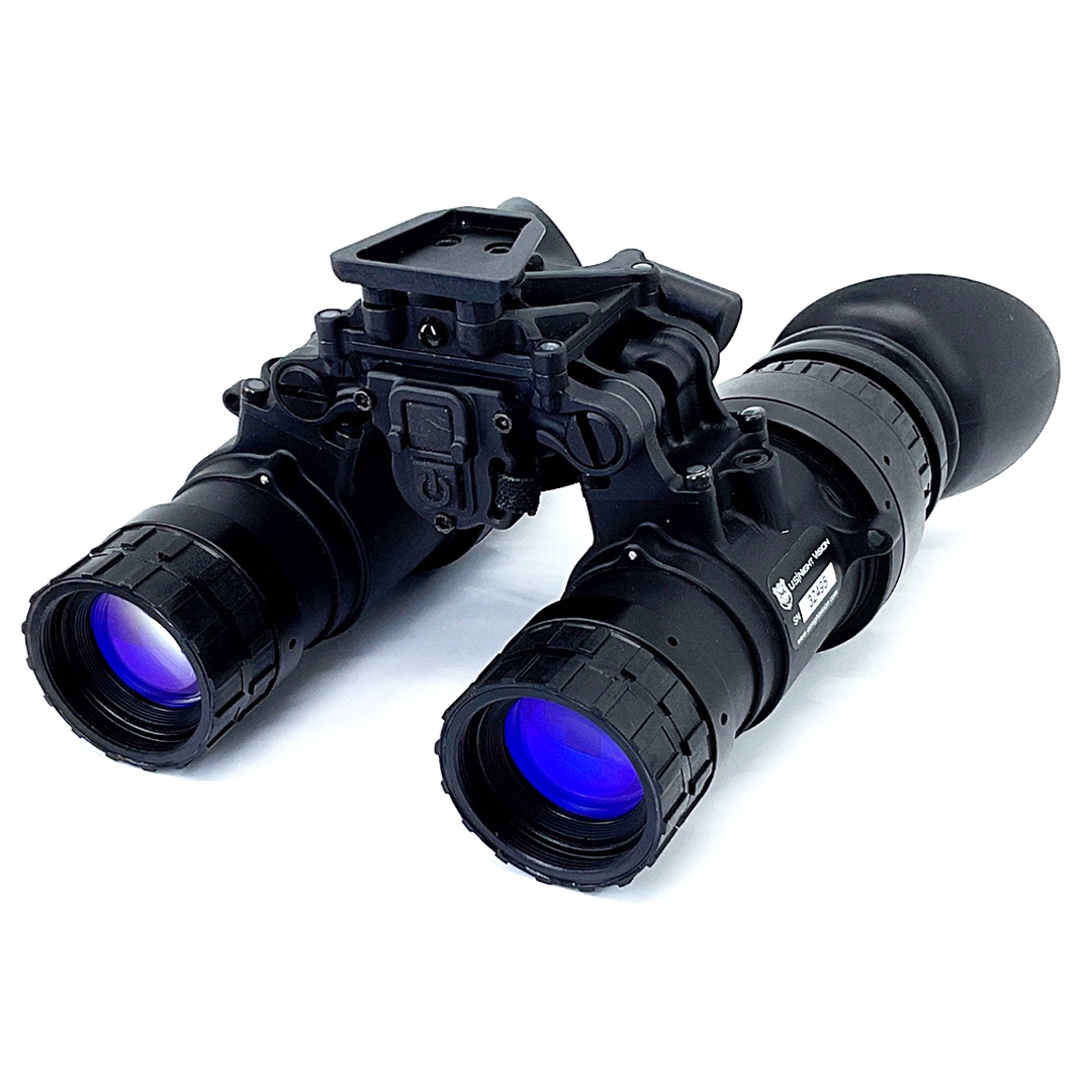 A-RNVG - Gen III White Phosphor Articulating Dual Tube Night Vision Goggle  w/ Free Wilcox G24