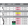 Robot Point Wheel Diamond FG 886 Regular 1/Pack