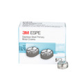 3M ESPE Stainless Steel Primary Molar Crowns, Lower Right First Primary Molar, 5 Crowns