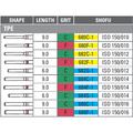 Robot Point TPE Diamond 684F Fine 1/Pack