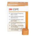 3M Gold Anodized Temporary Molar Crowns, 940332, Lower Left First Molar, Size 2 , 5 Crowns