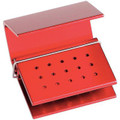 Alpen Bur Block 30 Hole Red