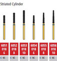 Alpen Turbo Cut Diamond Bur Friction Grip Super Coarse 6055-018SC 5/Pk