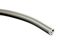 HP Tubing, 3 Hole w/CT, Asepsis Coiled Gray