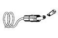 HP Tubing, 4 Hole w/CT, Asepsis Coiled Black