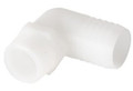 3/4" MPT x 5/8" Barb Elbow Adapter, Plastic