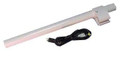 Light Post Extension, 24", Ritter Bushing, White
