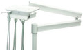 Series 4 Arm Mounted Manual Control Unit for 2HP, 1 Wet & 1 Dry w/White Flex Arm