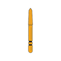 Two Striper Diamond 254.Sa Gold-Plated Curettage Medium 5/Pk