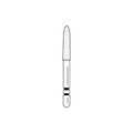 Two Striper Diamond 257.Sb Gold-Plated Curettage Medium 5/Pk