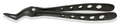 Siyah Serrated Spade Tip Upper Root Atraumatic Deep Grip Extraction Forcep
