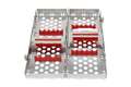 Sterilization Cassette for 10 Instruments, Double Decker - 200x82x40, Detachable