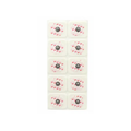 3M-Solventum, 3M Red Dot Monitoring Electrode with Foam Tape and Sticky Gel, 1.6 in x 1.36 in (4 cm x 3.5 cm), 10 per strip, 5 strips per bag, 50/Bx, 2560