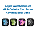 Apple Watch Series 11 GPS+Cellular Aluminum 42mm Rubber Band