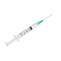 Syringe 3ml Luer Lock with 23ga x 1.5" Needle (100)