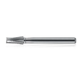 Kerr, Kerr Carbide Burs FG Surgical Length, Taper Flat End X-Cut Fissure, 10/Pack,