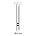 Premier, Two Striper Diamond Bur, 50/Pack, 863C, 2050545