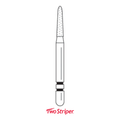 Two Striper Diamond 242.6 Flame Coarse, 5/Pack