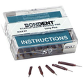 Coltene, Bondent Bulk Kit, Gold-Plated Stainless Steel, Short Pins, 50 pcs, DB50S