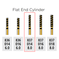 Alpen FG 837TC 014 TurboCut Flat End Cylinder Diamond 5/Pk
