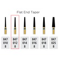 Alpen FG 847C 012 Flat End Taper Diamond Bur 5/Pk