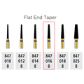 Alpen FG 847C 016 Flat End Taper Diamond Bur 5/Pk