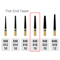 Alpen FG 848SC 018 Flat End Taper Diamond Bur 5/Pk