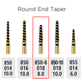 Alpen FG 850-8TC 018 TurboCut Round End Taper Diamond 5/Pk