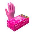Blush Pink Gloves Nitrile PF, 200/Box
