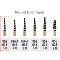 Alpen FG 856TC 014 TurboCut Round End Taper Diamond Bur 5/Pk