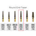 Alpen FG 856TC 018 TurboCut Round End Taper Diamond 5/Pk