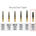 Alpen FG 856TC 025 TurboCut Round End Taper Diamond 5/Pk